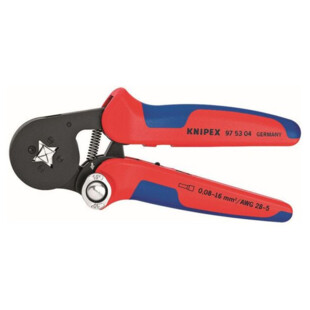 PINCE A SERTIR AUTO-AJUSTABLE POUR EMBOUTS DE CABLE AVEC ACCES LATERAL Knipex