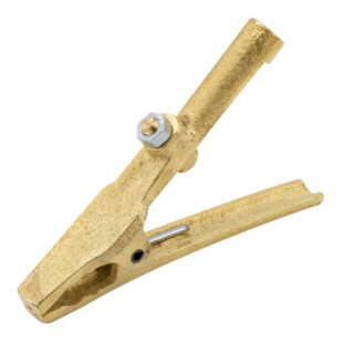 PINCE DE MASSE CROCODILE EN LAITON Binzel Soudage