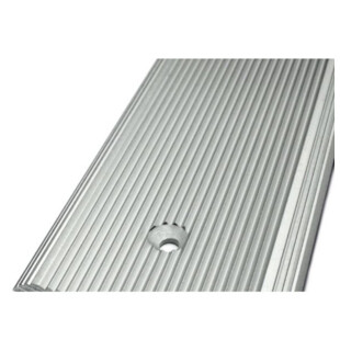 PLAT DE MARCHE PERCE ALU NATUREL 55MM/3M Dinac