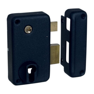 Serrure applique verticale fouillot cylindre européen Thirard