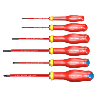 TOURNEVIS PROTWIST ISOLE 100 V (JEU DE 6) Facom