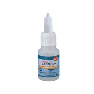 Colle cyanoacrylate semi-liquide COSMO CA-500.120 Weiss