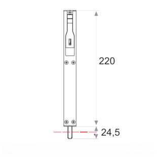 Verrou Titan 24 - 220mm  Fapim