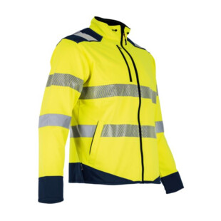 VESTE HAUTE VISIBILITE FLASH MARINE/JAUNE Lma Lebeurre