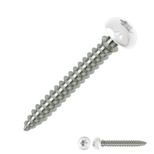 Vis de pose en rénovation menuiserie PVC Mustad