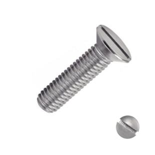 Vis métaux tête fraisée fendue inox Acton