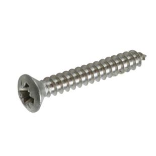 Vis tôle zinguée tête fraisée bombée  