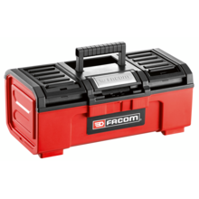 Boite a outils plastique a fermeture automatique