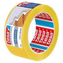 Adhesif pvc strie pour decoupe facilitee 67001 jaune 33 m x 50 mm