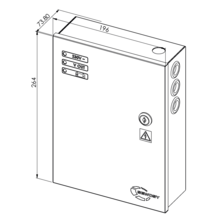 Alimentation en coffret 3 leds