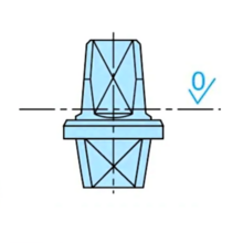 Axe carré pour pivots série 750/7300