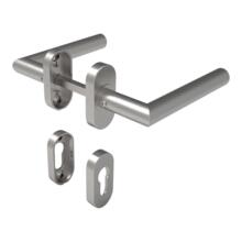 Béquille double rosace ovale