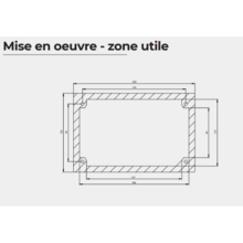Borne piéton avec visière