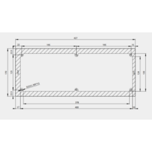 Borne pl avec visière