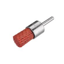 Brosse pinceau sur tige de 6 mm grittyflex ø25 mm fil abrasif gr.80 rouge