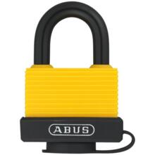 Cadenas a cle aluminium etanche 70al45 jaune