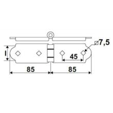 Charniere pour penture