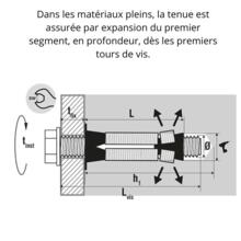 Cheville de fixation lourde xmax