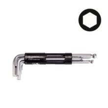 Cle male 6 pans a tete spherique longue, 2 a 10 mm (jeu de 8)