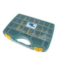 Coffret 212 vis a metaux chc acier zingue blanc