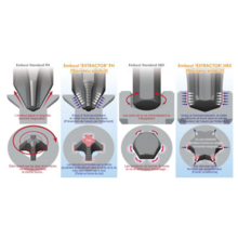 Coffret d'embouts d'extraction 9 pièces