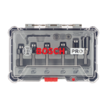 Coffret de fraises à araser et de bordage pro - 6 pièces