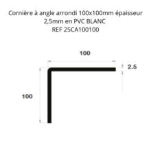 Cornière pvc de finition