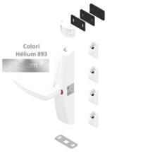 Crémone pompier en applique à poignée tournante dualis