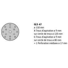 Disque abrasif sur support fibre