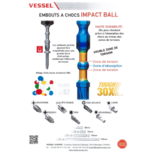 Embout vissage torsion impact ball ph
