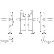 Poignée de porte étroite  étanche aev new-york saillie  normale
