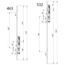 Fermeture serinox 2 points