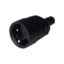 Fiche caoutchouc 2p+t 16a