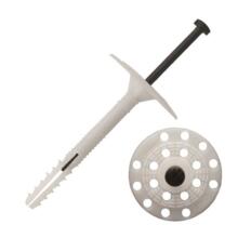 Fixation isolant clou a frapper