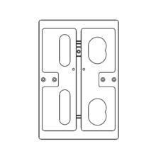 Gabarit dormant titan bois