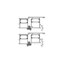 Gâche 8504fa 2 vantaux