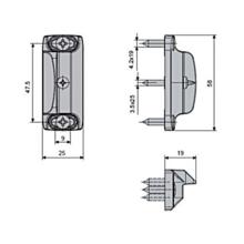 Gâche  8505a 1 vantail
