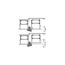 Gâche 8529a 2 vantaux