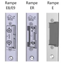 Gâche centrale - alu clamée
