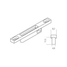 Gâche fermeture de coulissant silène 2274