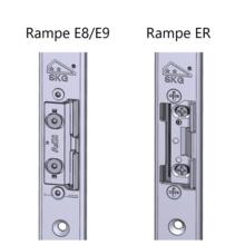 Gâche filante bs3700 standard - alu clamée