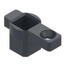 Gâche pour crémone pompier encastrée