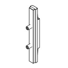 Gache pour fermeture de coulissant