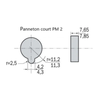 Cylindre à panneton reduit pm2
