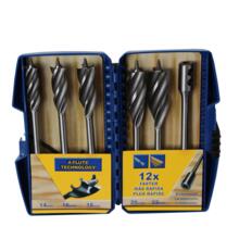 Meche rapide 4 spirales 14 a 22 mm + rallonge (coffret de 6)