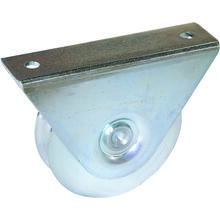 Roue a support exterieur gorge ronde