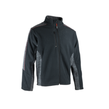 Veste polaire polar gris chine/noir