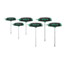 Jeu 6 clés males torx manche t