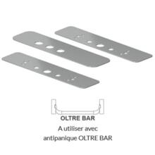 Kit de platines d’adaptation pour une antipanique version barre
