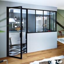 Kit dormant pour porte battante verrière